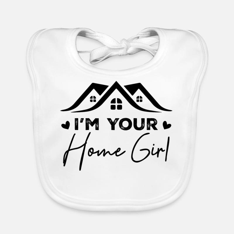 Ich bin dein Hausmädchen Baby Bio-Lätzchen