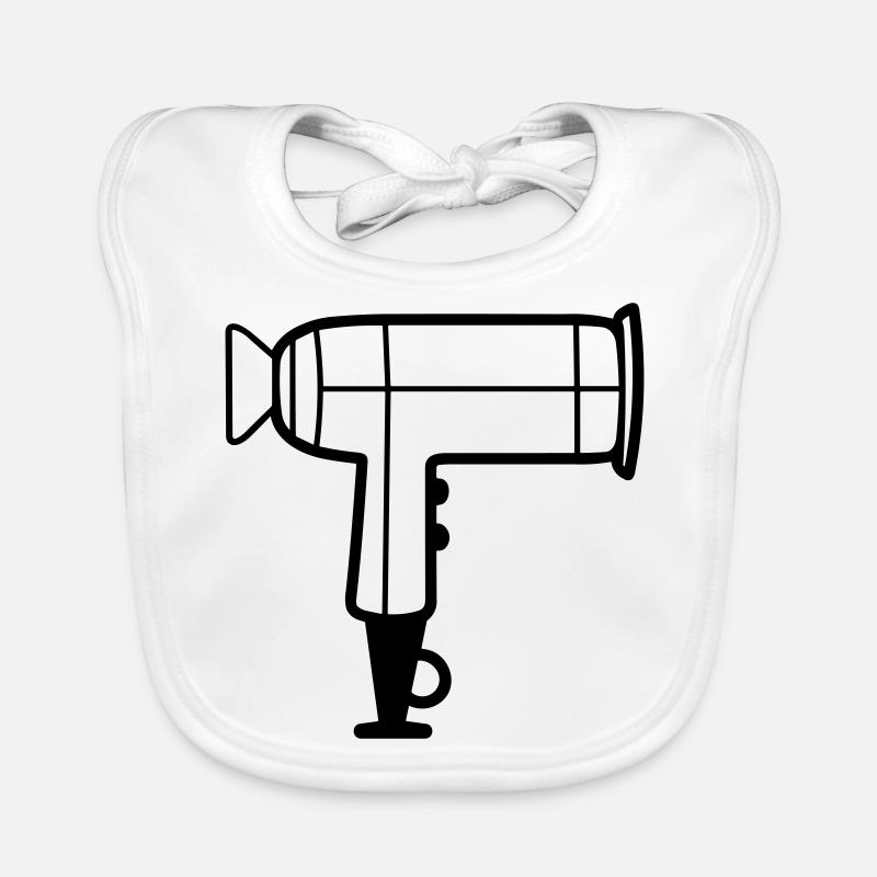 Hair dryer Organic Baby Bibs