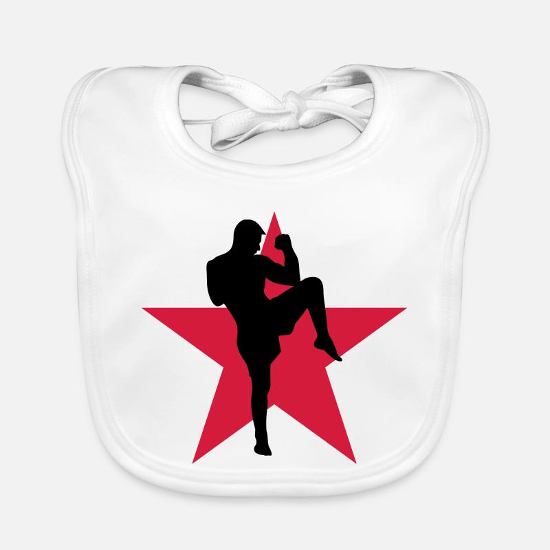 Kickboxing / Kick-Boxeur / Kick Boxing / Bavoir bio Bébé