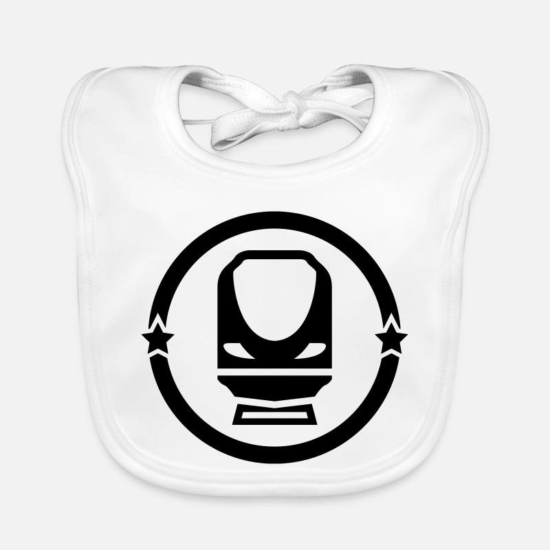 Eisenbahner / Eisenbahnen / Eisenbahn / Bahn Baby Bio-Lätzchen