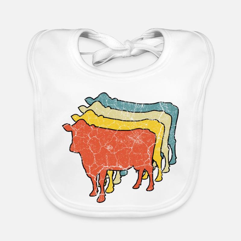 Kuh Kühe Baby Bio-Lätzchen