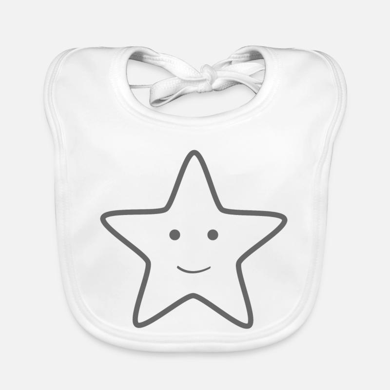 smiling star Organic Baby Bibs