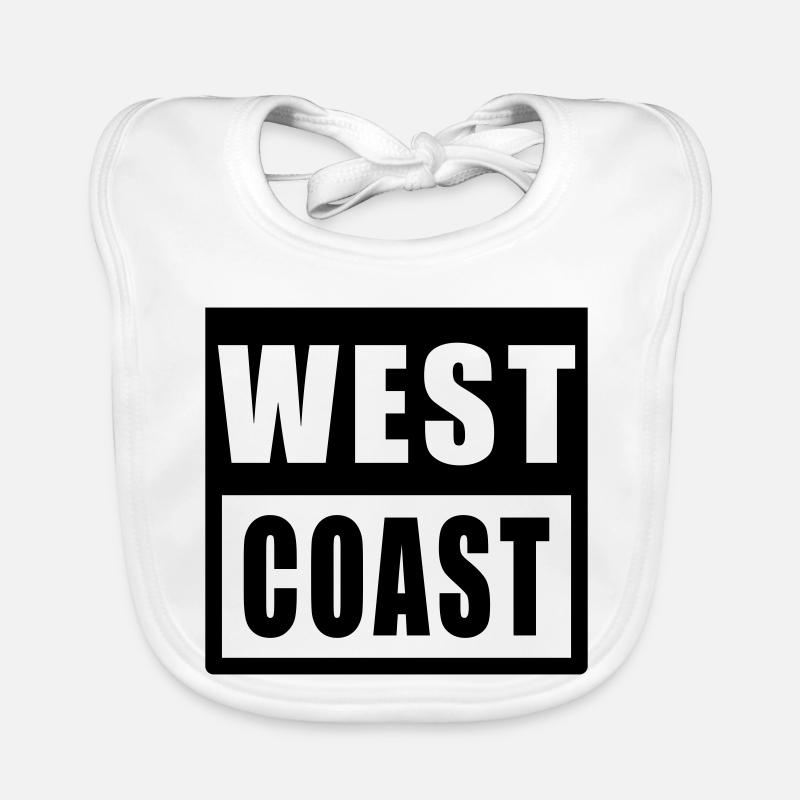 West Coast Design Hip Hop Organic Baby Bibs