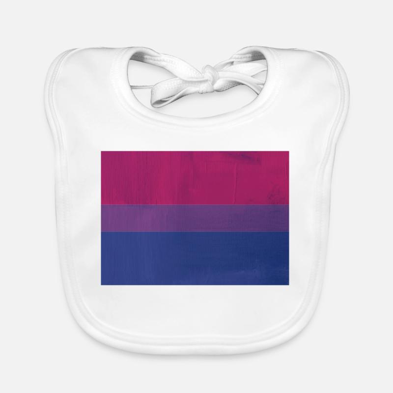 Bi Pride Flag Organic Baby Bibs