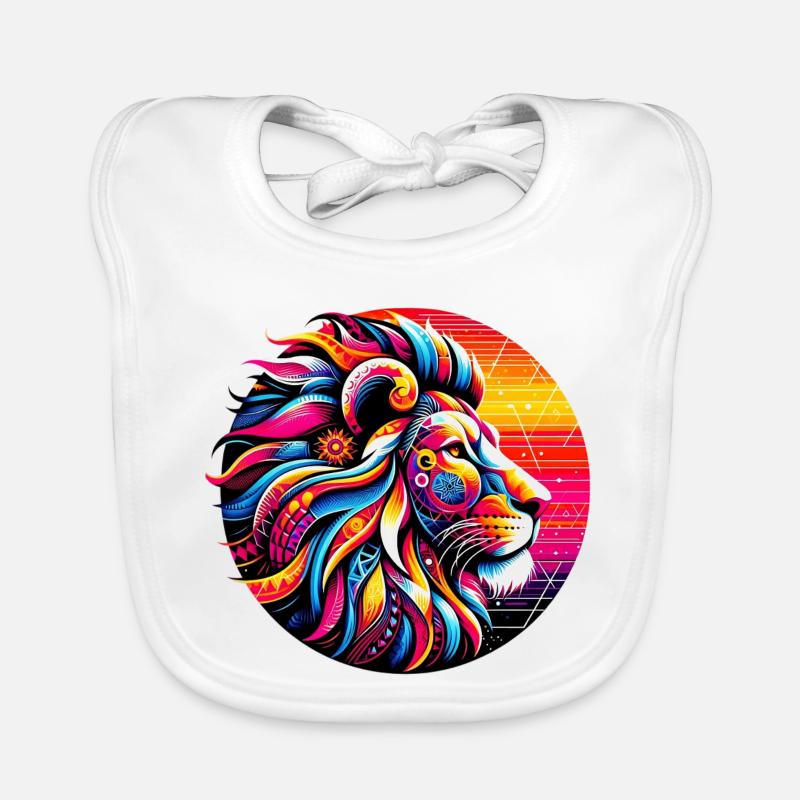Lion Organic Baby Bibs