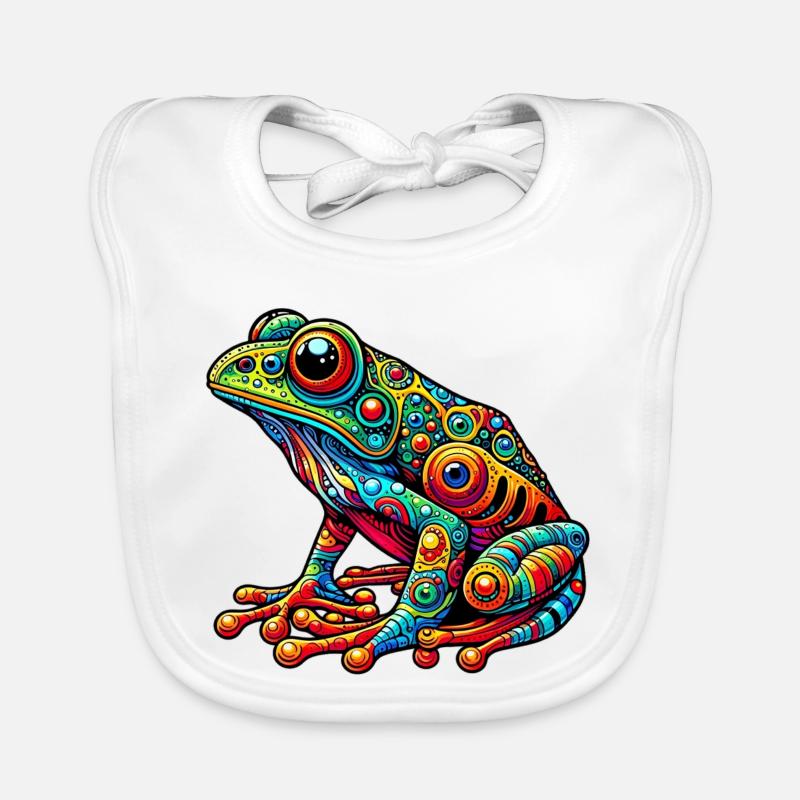 Grenouille Bavoir bio Bébé