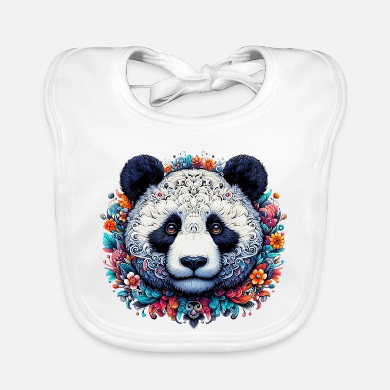 Panda Baby Bio-Lätzchen