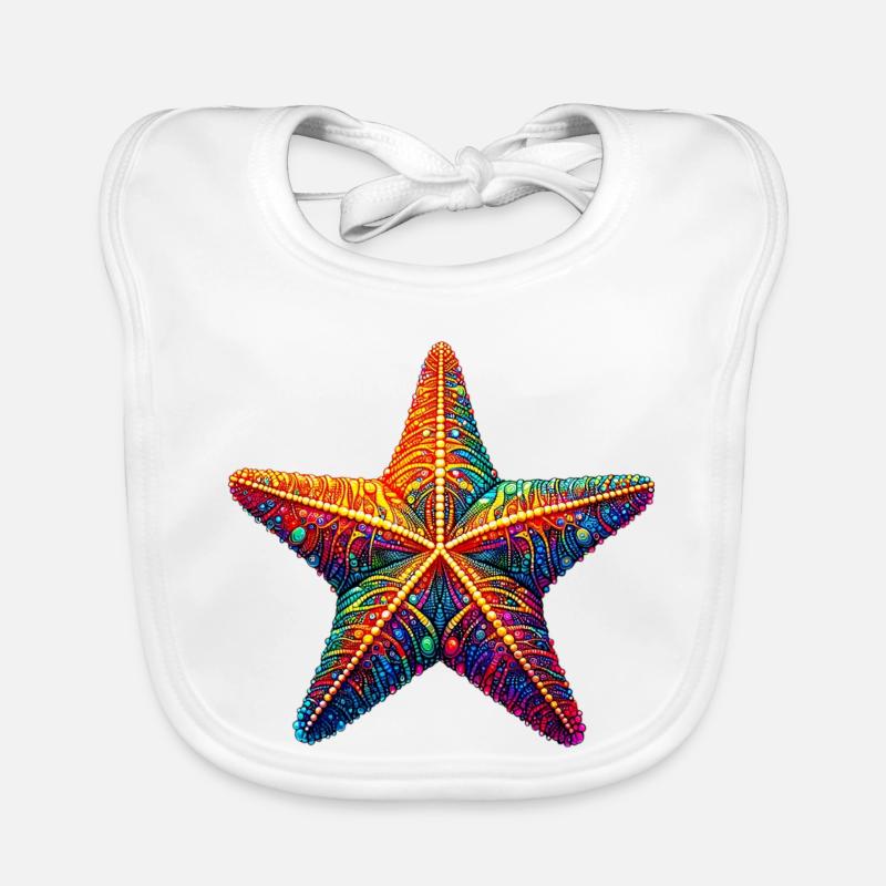 Étoile de mer Bavoir bio Bébé