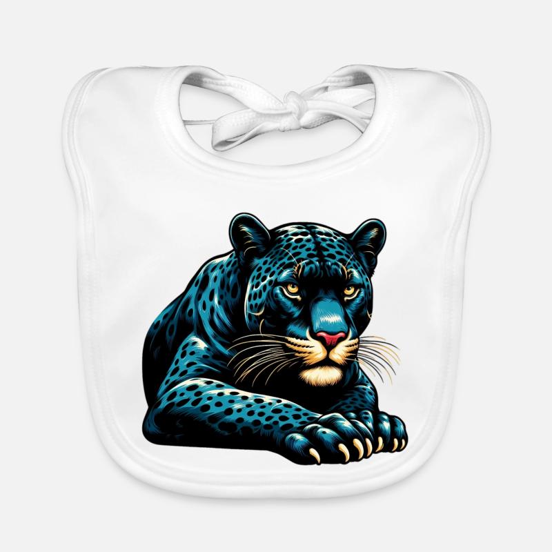 Panther Baby Bio-Lätzchen