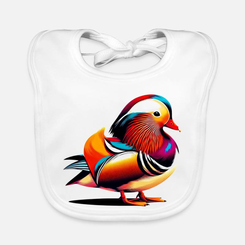 Mandarin duck Organic Baby Bibs