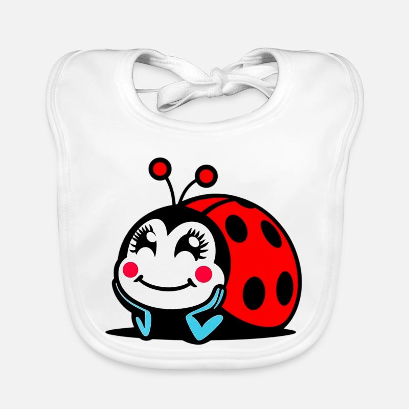 Coccinelle Bavoir bio Bébé