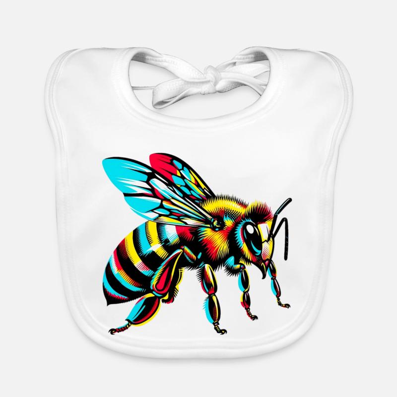 Abeille Bavoir bio Bébé