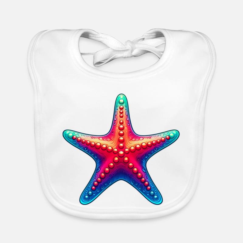 Étoile de mer Bavoir bio Bébé