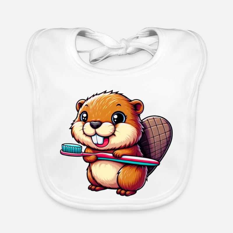 Beaver Organic Baby Bibs