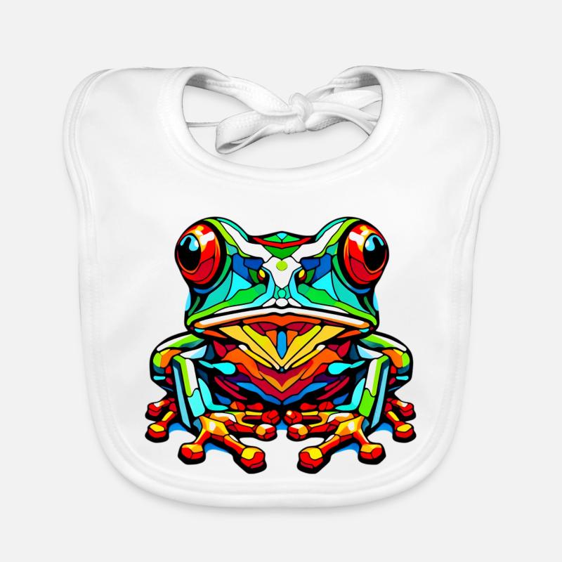 Frog Organic Baby Bibs