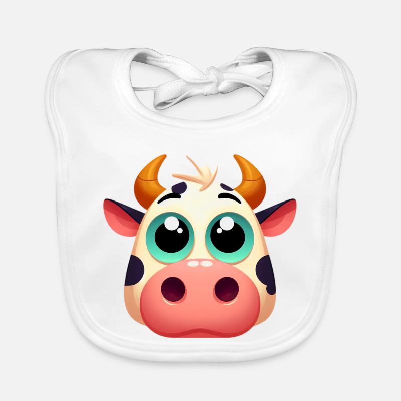 Vache Bavoir bio Bébé