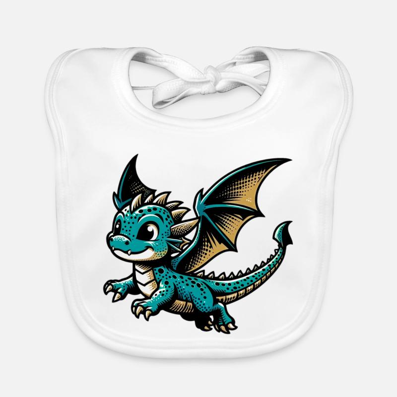 Drache Baby Bio-Lätzchen