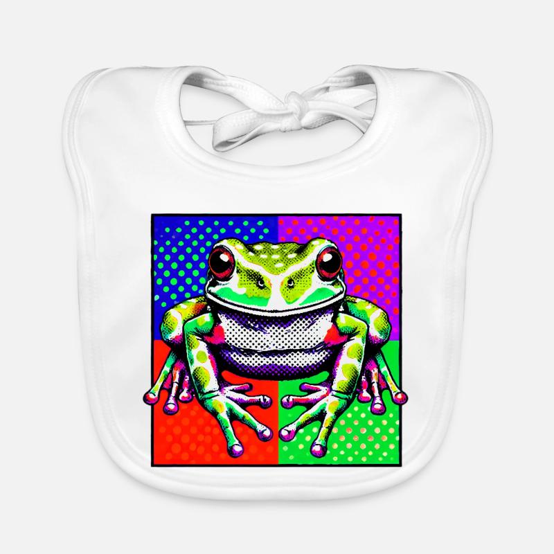 Frog Organic Baby Bibs