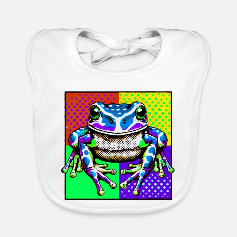Grenouille Bavoir bio Bébé