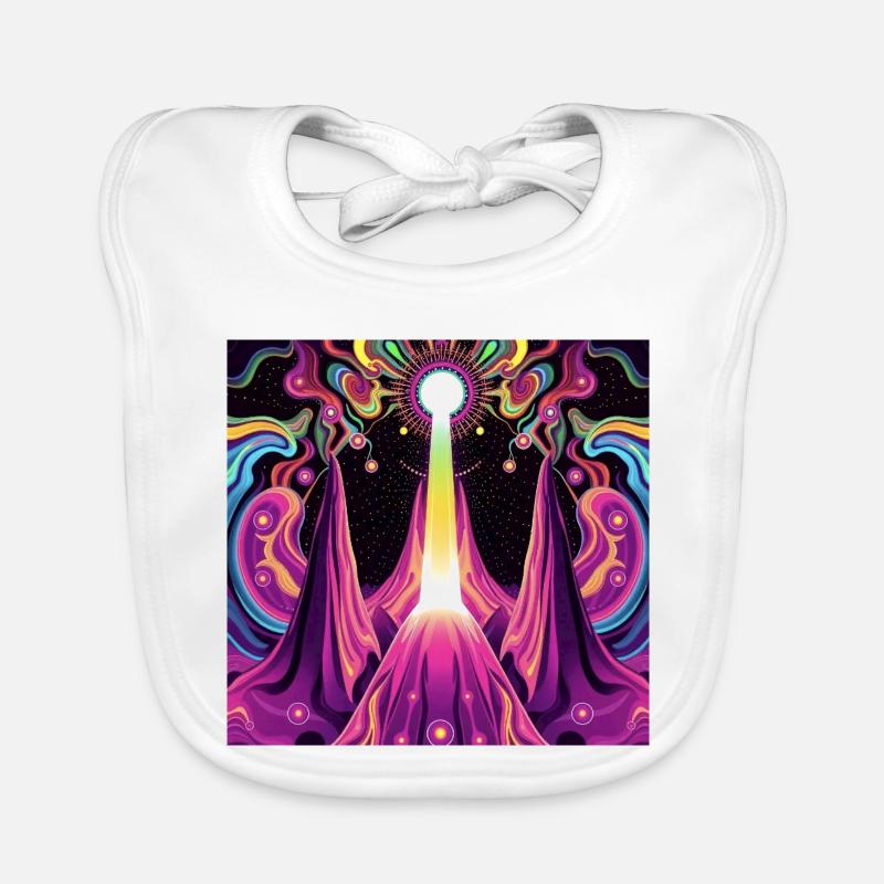Psychedelic Organic Baby Bibs