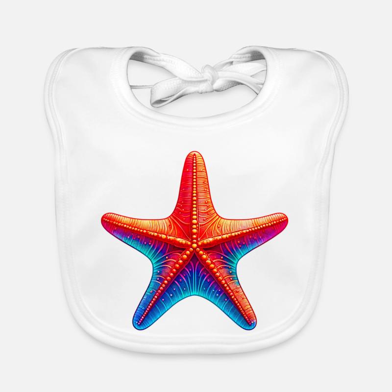 Étoile de mer Bavoir bio Bébé
