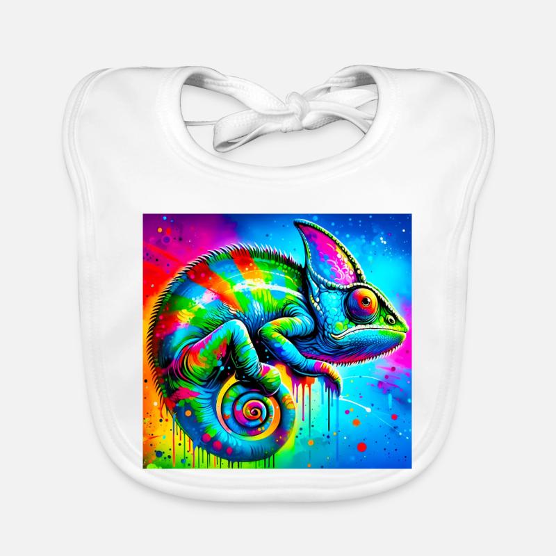 caméléon Bavoir bio Bébé