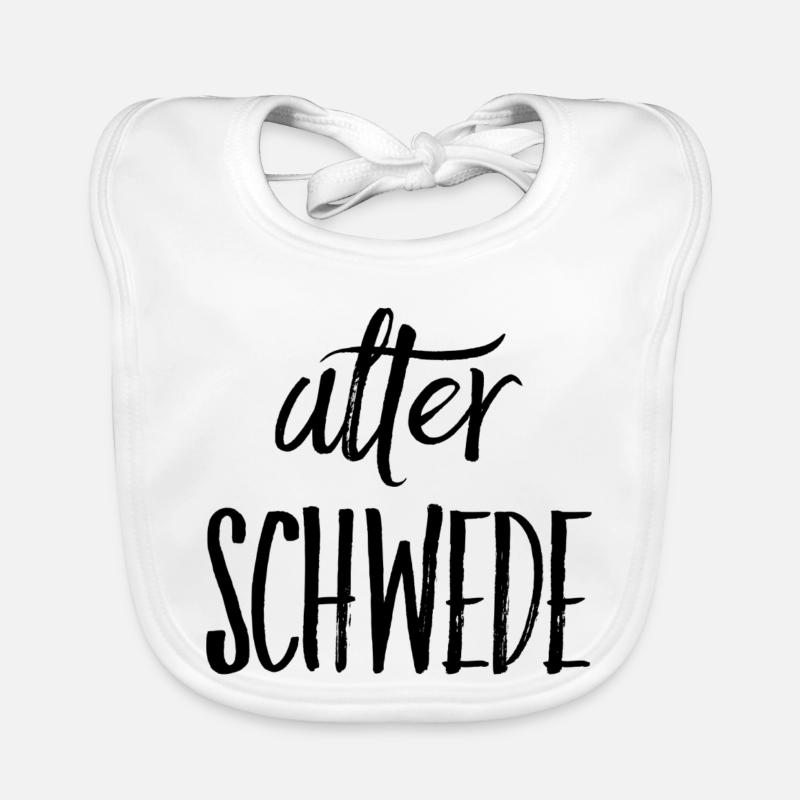 Old Swede - Lustiger Spruch - Funny Organic Baby Bibs