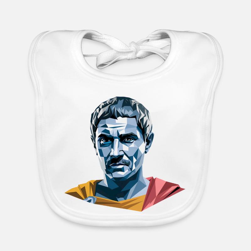 Caesar - Logo de l’histoire cool Bavoir bio Bébé
