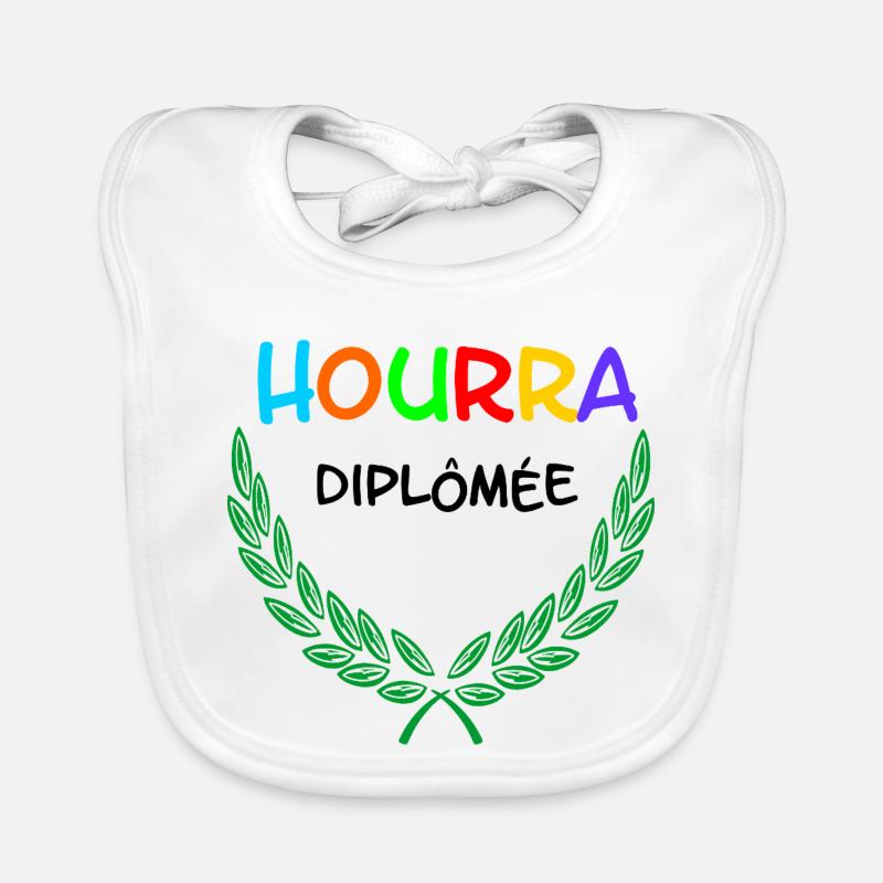 HOURRA Diplômée Baby Bio-Lätzchen
