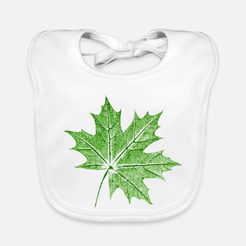 Leaf Maple / Maple Leaf Organic Baby Bibs