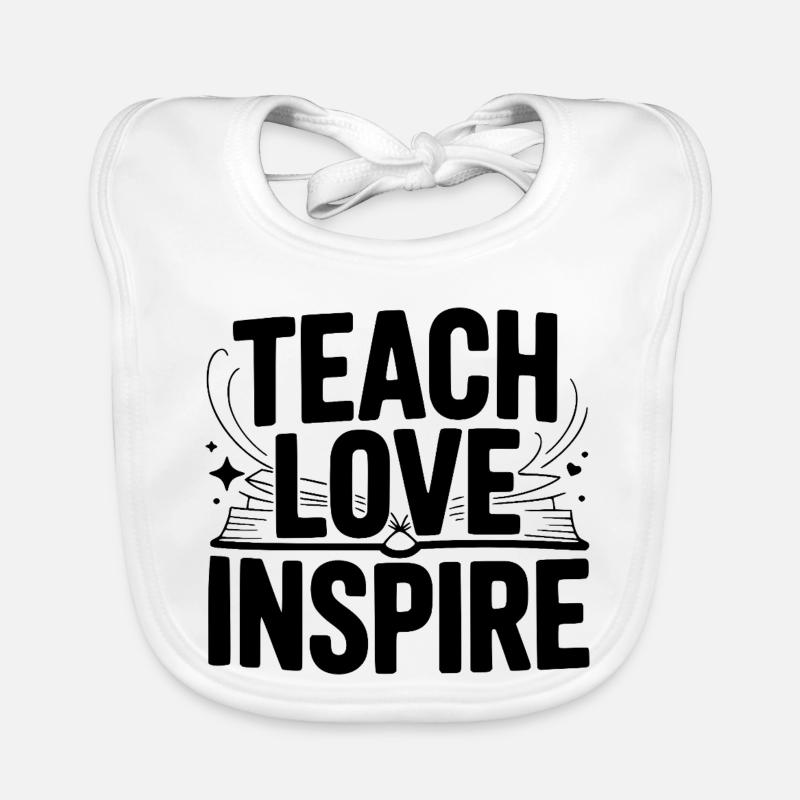 Enseigner l’amour inspirer Bavoir bio Bébé