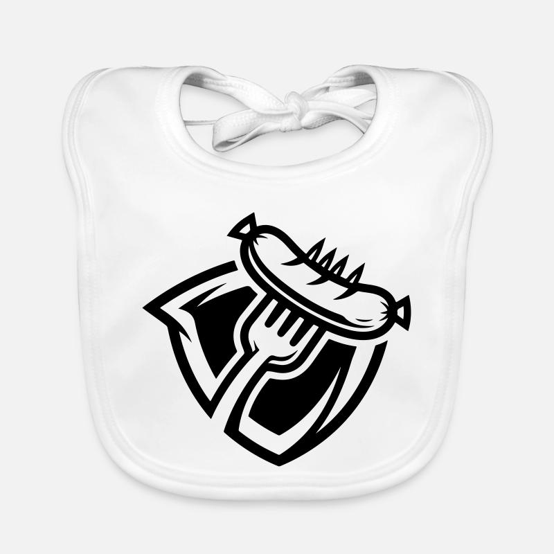 Sausage fork Organic Baby Bibs
