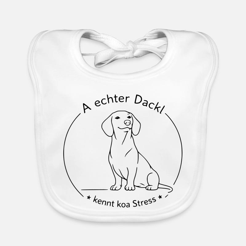 dackel kennt koa stress Baby Bio-Lätzchen