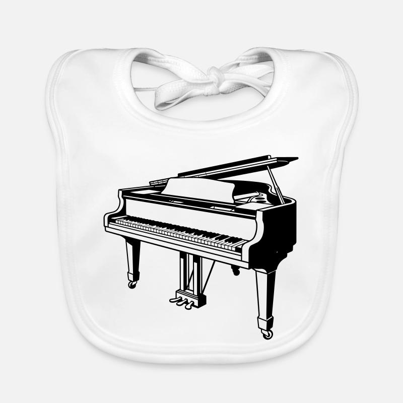 piano à queue piano Bavoir bio Bébé