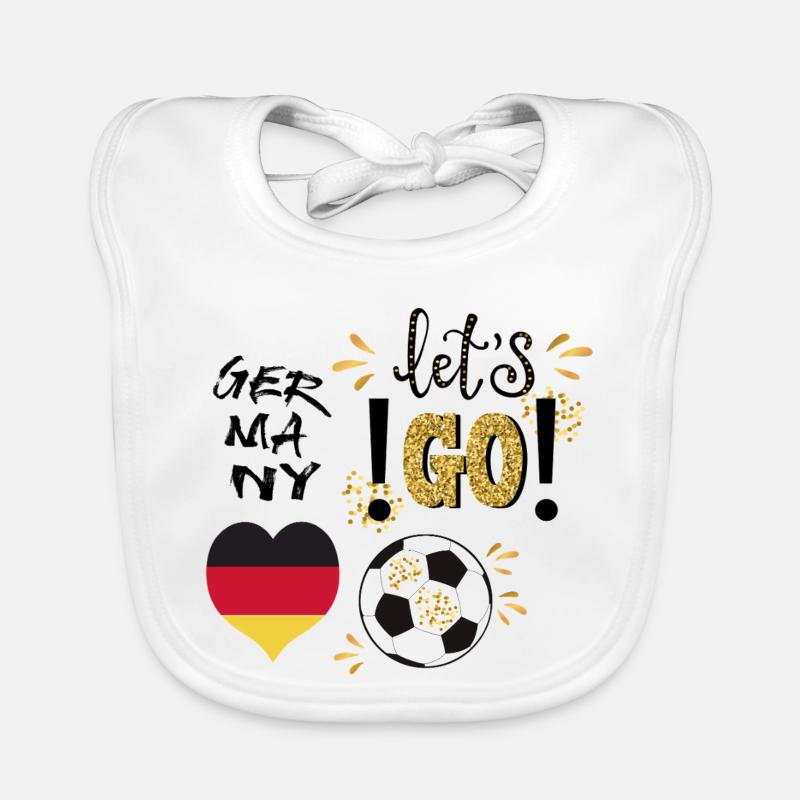 Fußball  Baby Bio-Lätzchen
