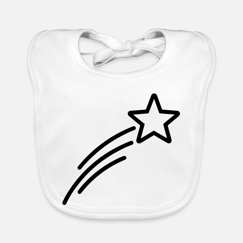 shooting star Organic Baby Bibs