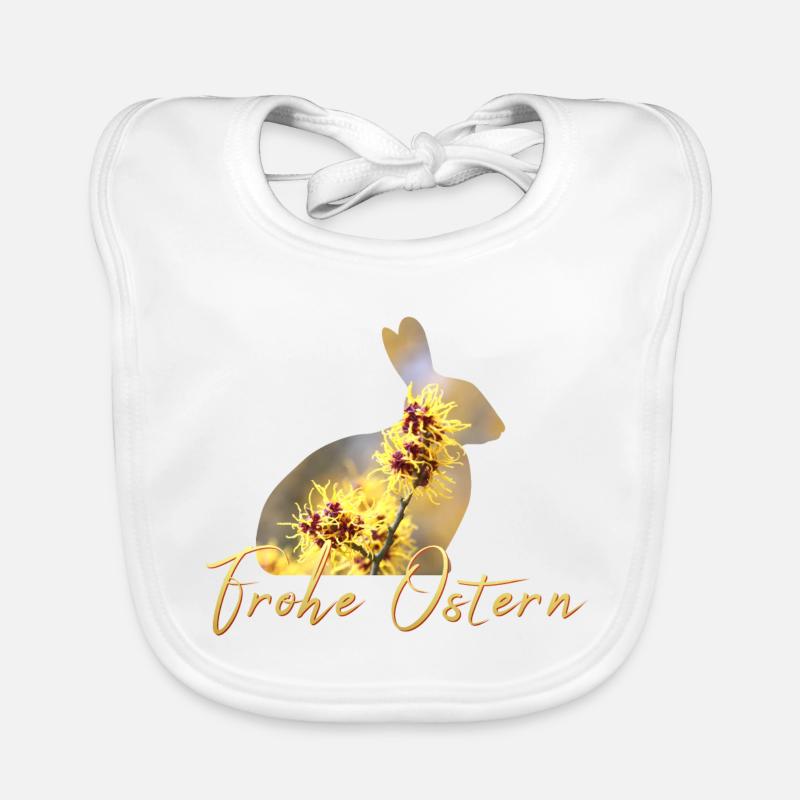 Frohe Ostern Baby Bio-Lätzchen