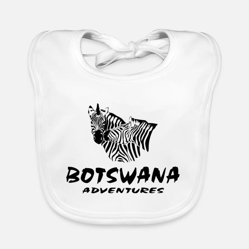 Botswana - Zebra Baby Bio-Lätzchen
