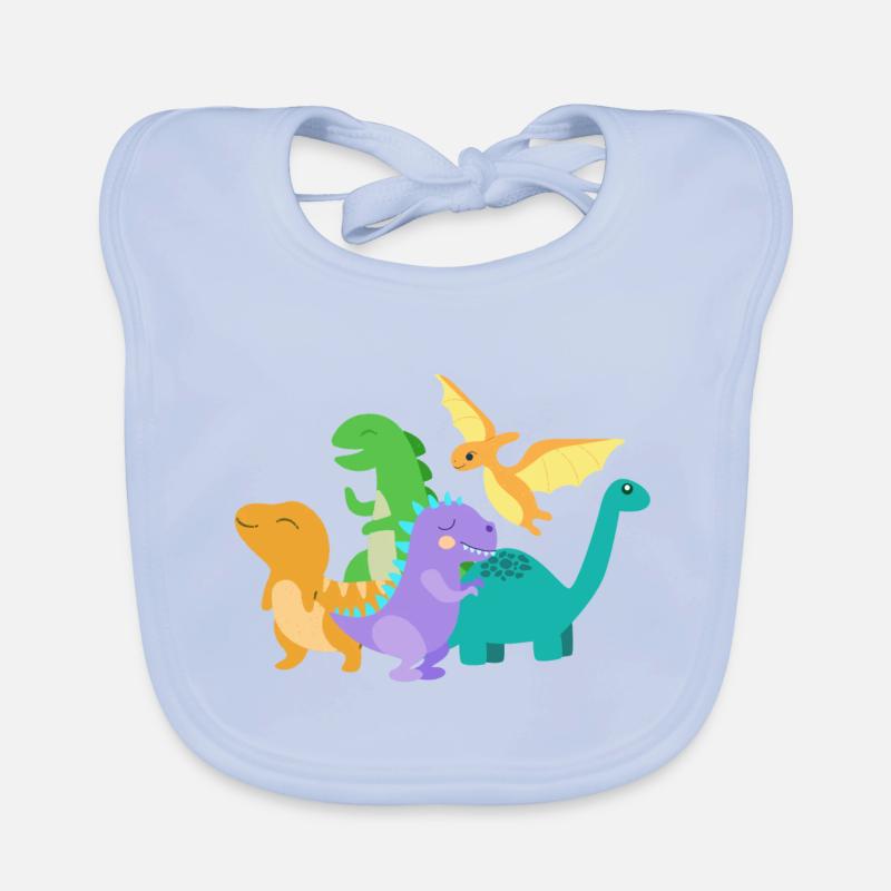 Dino Dinosaurus Bavoir bio Bébé