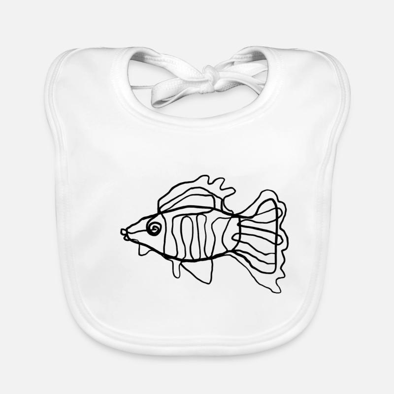 Fish Organic Baby Bibs