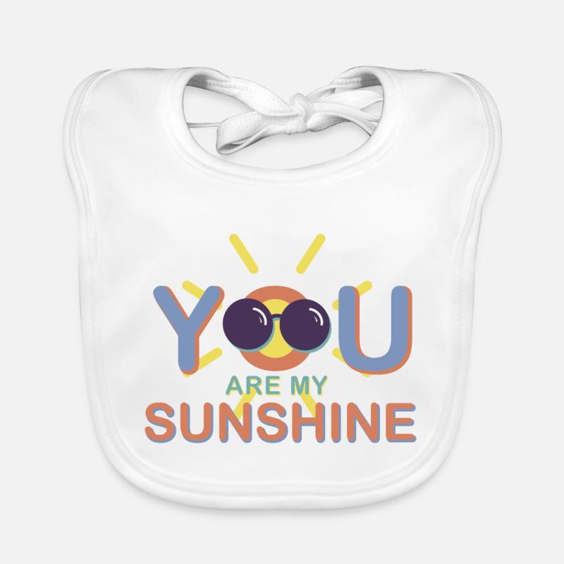 Tu es mon rayon de soleil / Motivation / Été / Soleil Bavoir bio Bébé