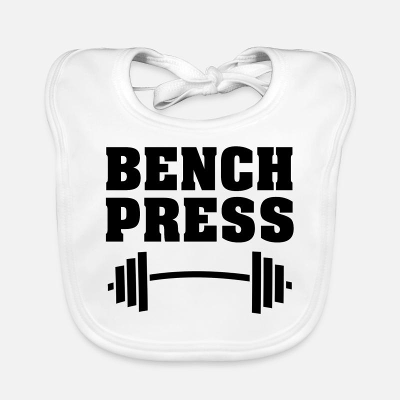 bench Press Organic Baby Bibs