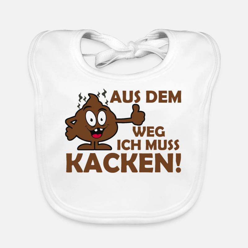 Witziger Spruch Baby Bio-Lätzchen