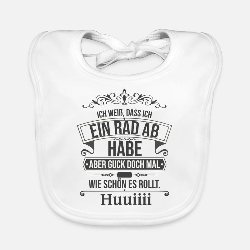 Lustiger Spruch Baby Bio-Lätzchen