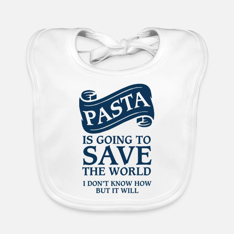 Pasta noodles Organic Baby Bibs