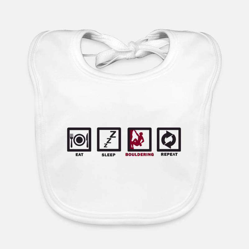 bouldering Organic Baby Bibs