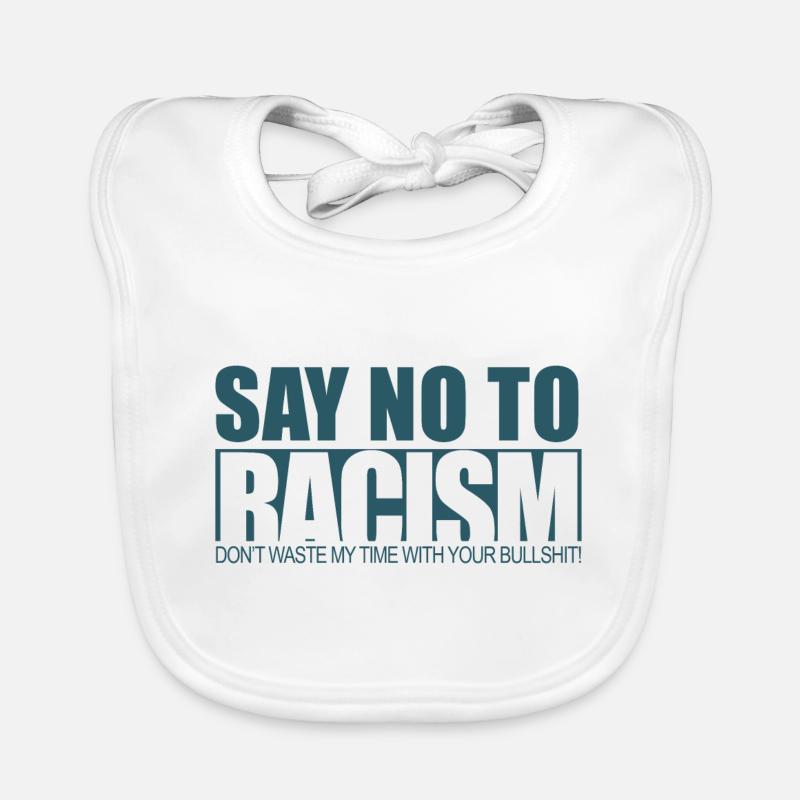 Against racism Organic Baby Bibs