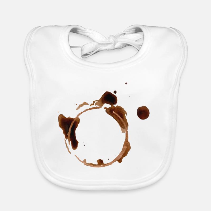Coffee stain 7 Organic Baby Bibs