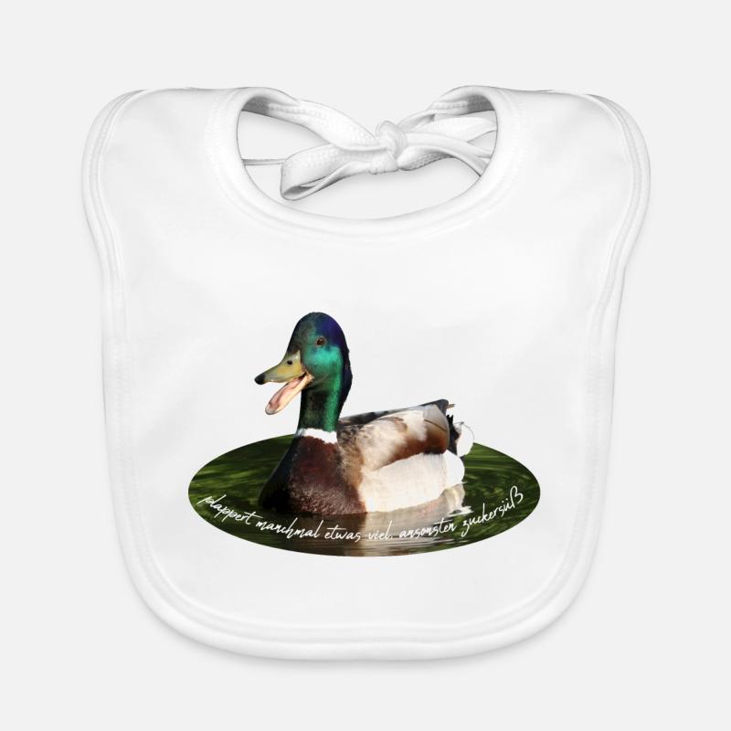 Plappermaul babillage babillage canard canard Bavoir bio Bébé