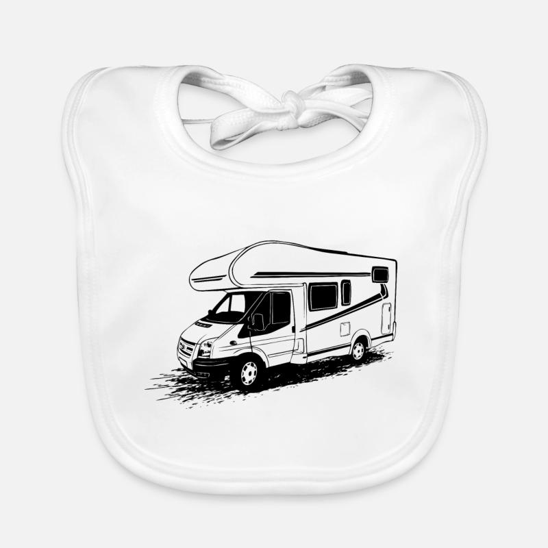 Camping-car - caravane - camping - camping-car Bavoir bio Bébé